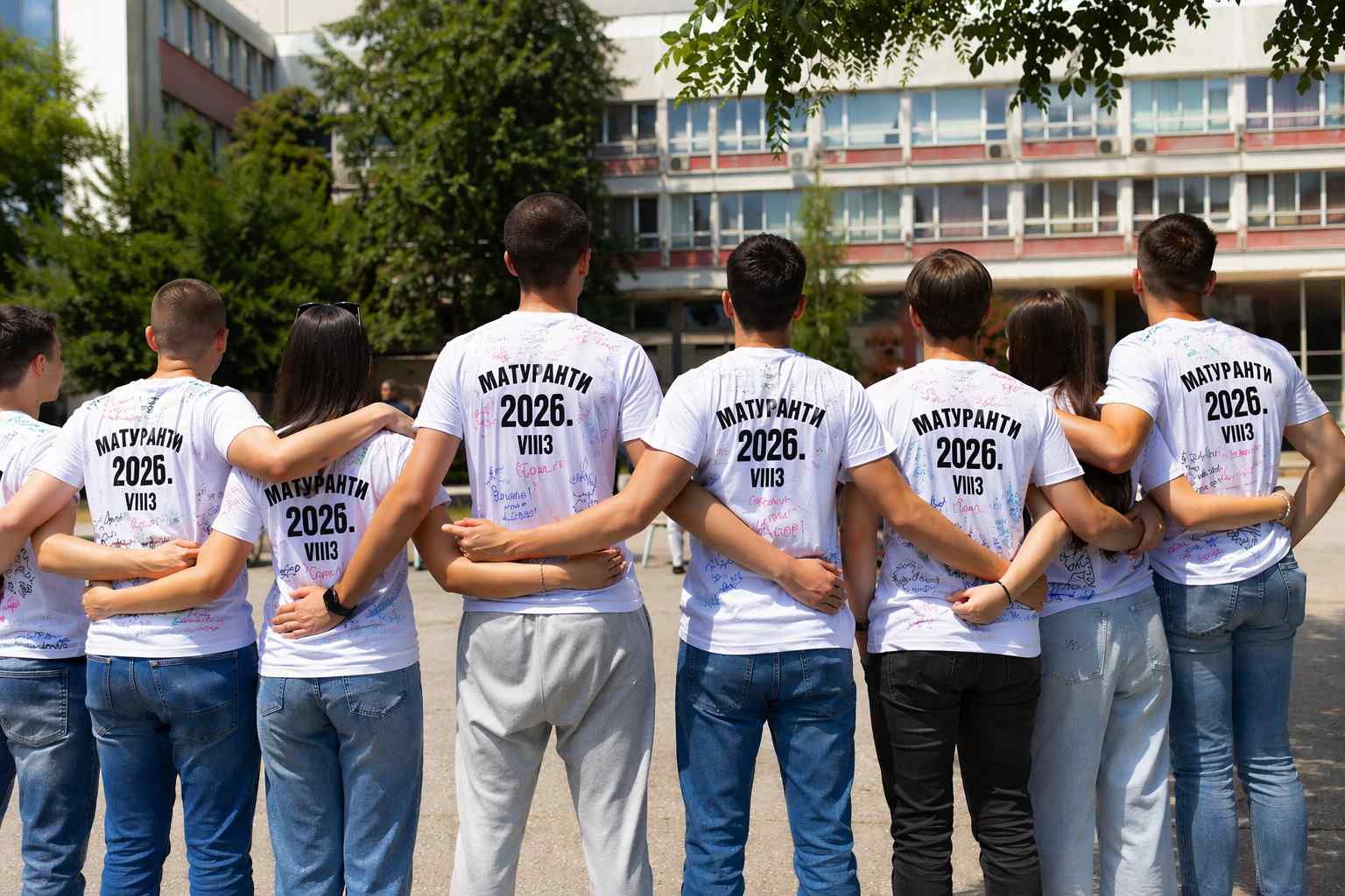Majice za maturante kao uspomena na školsku generaciju